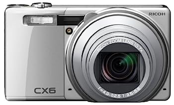 【中古】【非常に良い】RICOH デジタルカメラ CX6シルバー CX6-SL