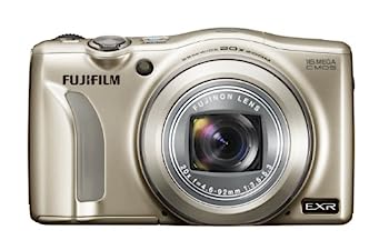 【中古】FUJIFILM デジタルカメラ FinePix F800EXR 光学20倍 シャンパンゴールド F FX-F800EXR G|IINEX