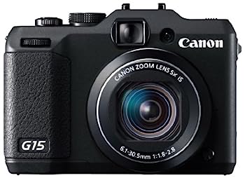 【中古】（人並み外れたに好いたらしい）Canon デジタル写真器 PowerShot G15 約1210万絵素 光学5倍望遠レンズ PSG15