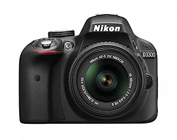 【中古】Nikon デジタル一眼レフカメラ D3300 18-55 VR IIレンズキット ブラック D3300LKBK