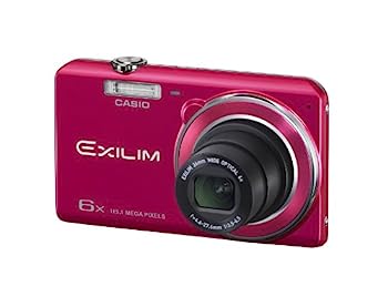 【中古】(非常に良い)CASIO デジタルカメラ EXILIM EXZS26RD 1610万画素 光学6倍ズーム 広角26mm EX-ZS26RD レッド|IINEX