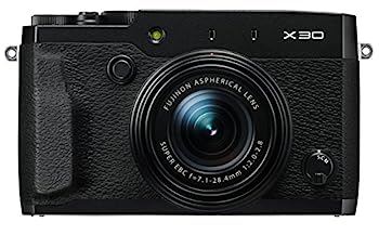 【中古】（非常に良い）FUJIFILM プレミアムコンパクトデジタルカメラ X30 ブラック FX-X30B｜IINEX
