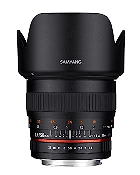 【中古】Samyang SY50M-N 望遠固定プライム 50mm F1.4レンズ Nikon Digital SLR用|IINEX