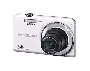 【中古】CASIO デジタルカメラ EXILIM EX-ZS27WE 広角26mm 光学6倍ズーム プレミアムオート 1610万画素 ホワイト｜IINEX
