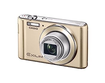 【中古】（非常に良い）CASIO デジタルカメラ EXILIM EX-ZS190GD 広角24mm 光学12倍ズーム プレミアムオート 1610万画素 ゴールド｜IINEX