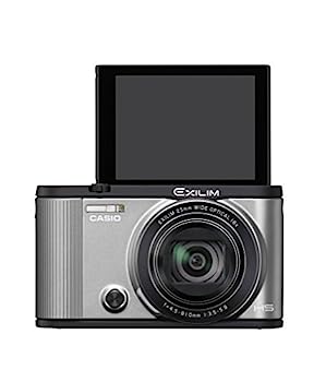 【中古】（人並み外れたに似つかわしい）CASIO デジタル写真機 EXILIM EX-ZR1600SR 自分自身撮りチルト液晶 オートトランスファー役立つこと Wi-Fi/Bluetooth積み上げる しろがね色