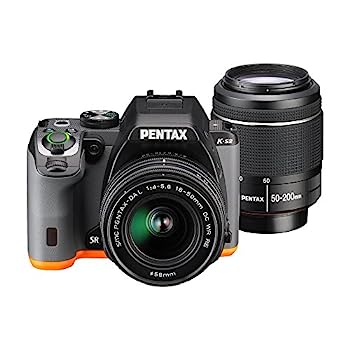 【中古】PENTAX デジタル一眼二眼レフ PENTAX K-S2 ダブルズームキット (黒いこと×オレンジ色) PENTAX K-S2 WZOOMKIT (BLACK×ORANGE) 13221