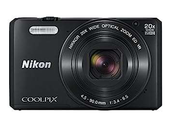 【中古】Nikon デジタル写真機 COOLPIX S7000 黒いこと S7000BK