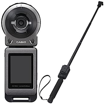 【中古】CASIO EXILIM 押さえる模範例 EX-FR10GYSET マルチアングルスティックセット 14.1M絵素 写真機部/抑えつける部引きはなす 無償性表現スタイル写真機 押さえるハラ