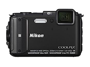 【中古】Nikon デジタル写真機 COOLPIX AW130 黒いこと BK