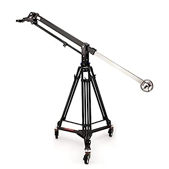 【中古】Proaim 7?フィート伸縮写真機wave-2?Jib腕起重機+ 100?粍三脚照明ランプ+ポータブルドリー\u0026 Spreader For DSLR録画媒体テレビカメラ最大限度25?kg / 55ポ