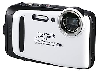 【中古】FUJIFILM 雨合羽写真機 XP130 白いこと FX-XP130WH