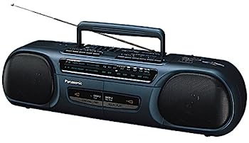 【中古】（非常に良い）Panasonic ラジオカセット ブラック RX-FT53-K