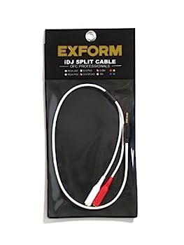 【中古】（非常に良い）EXFORM iDJ SPLIT CABLE ヘッドホン出力用分岐ケーブル 3.5-STJX2-0.5M