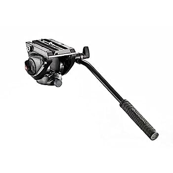 【中古】Manfrotto プロフルード ビデオ雲台 60mm フラットベース MVH500AH