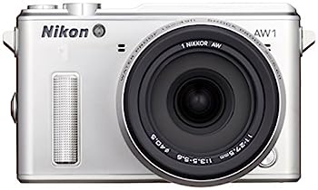 【中古】(非常に良い)Nikon ミラーレス一眼カメラ Nikon1 AW1 防水ズームレンズキット シルバー N1AW1LKSL