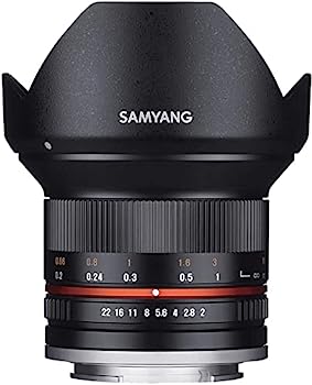 【中古】(非常に良い)SAMYANG 単焦点広角レンズ 12mm F2.0 ブラック キヤノン EOS M用 APS-C用|IINEX