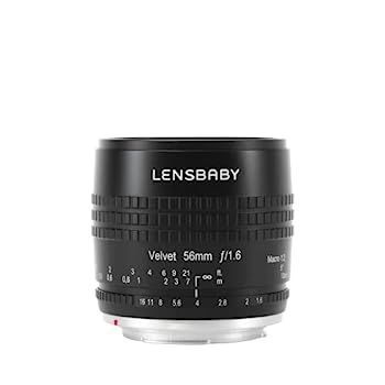 【中古】（非常に良い）Lensbaby ソフトレンズ Velvet 56 56mm F1.6 キヤノンEFマウント ブラック フルサイズ対応 860045