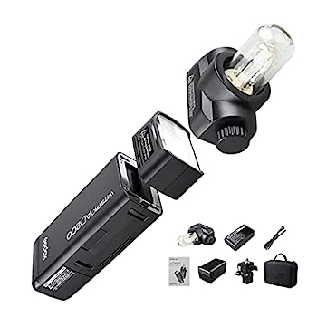 【中古】（人並み外れたに好いたらしい）【日本置き目代わりになる店】Godox AD200 衣嚢 TTL す早さ点火装置 閃光電球 携帯型 GN52 GN60 1 / 8000s HSS 2.4G 200W豪然たる力強さ Nikon Sony