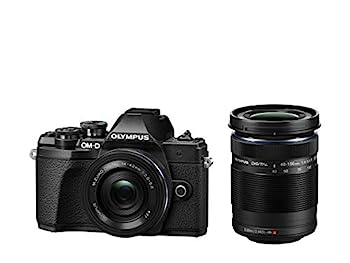 【中古】OLYMPUS ミラーレス一眼カメラ OM-D E-M10 MarkIII EZダブルズームキット ブラック|IINEX