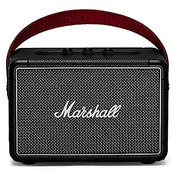 【中古】Marshall ワイヤレスポータブルスピーカー KILBURN II ブラック 連続再生20時間/IPX2防滴仕様/急速充電/aptX対応