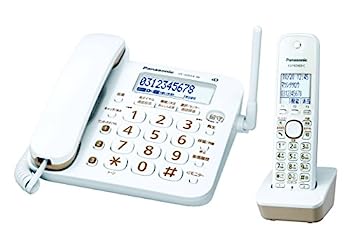 【中古】（人並み外れたに似つかわしい）パナソニック RU・RU・RU デジタルコードレス電話 子機1台付き添い人 1.9GHz DECT判定基準遣りかた VE-GD23DL-W