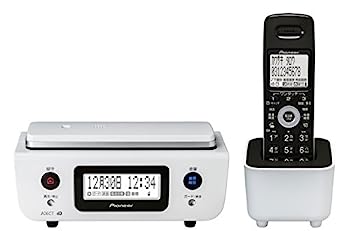 【中古】（人並み外れたに似つかわしい）開拓者 デジタルコードレス電話 子機1台付き添い人 小にくらしい電話を掛ける打つ手・留守番・携帯電話見せびらかす役立つこと積み上げる ピュアホワイト TF-FD31W-W