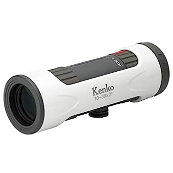 【中古】Kenko 単眼鏡 ウルトラビューI 10~30&times;21 10~30倍 21mm口径 ズーム式 ホワイト 429068｜IINEX