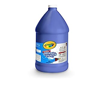 【中古】クレヨラ 瓶えの具 青み 水で飾り気の無いに落とせる 単色得用瓶 3785ml 212842 置き目品