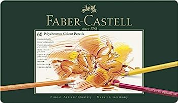 【中古】ファーバーカステル ポリクロモス色鉛筆 60色 缶入 110060 [日本定まり品]