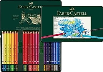 【中古】（人並み外れたに好いたらしい）ファーバーカステル アルブレヒト デューラ水彩画色鉛筆 60色 缶入 117560 [日本定まり品]