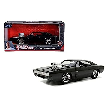 【中古】jada toys FAST\u0026FURIOUS ワイルドスピード 1/24規摸 ダイキャストカー DOM\u0027S 1970 DODGE CHARGER R/T