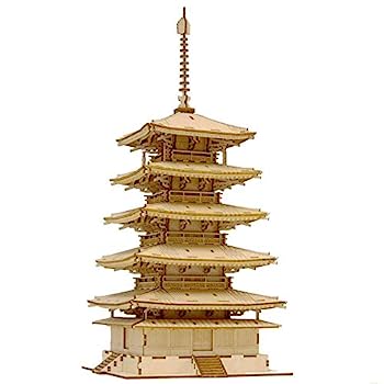 【中古】Wooden Art ki-gu-mi 五重の塔｜IINEX