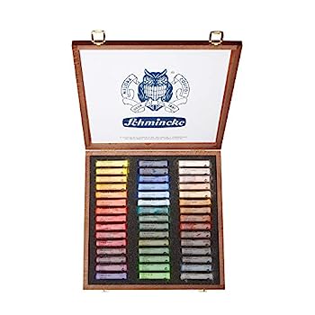 【中古】schmincke シュミンケ ソフトパステル 45色木箱セット 77245｜IINEX