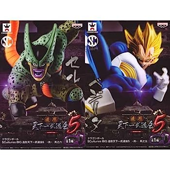 【中古】（非常に良い）SCultures Big 造形天下一武道会5 －共－ 其之五＋ 其之六 ベジータ・セル ドラゴンボール 2種セット フィギュア