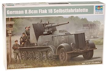 【中古】（非常に良い）トランペッター 1/35 ドイツ軍 12tハーフトラック 88mmFlak18自走砲 “ナーゲルリング\