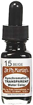 【中古】（非常に良い）Dr. Ph. Martin's Synchromatic Transparent Water Color, 0.5 oz, Beige (15)