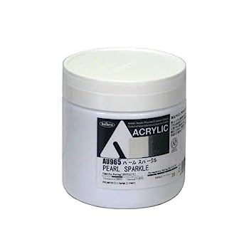 【中古】ホルベイン アクリリック 色つや［甚だしい上半身］ パールスパークル 金965 330ml 016965