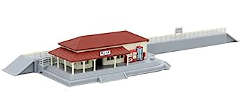 【中古】（非常に良い）ロクハン Zゲージ S047-2 駅舎セット 赤