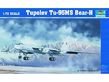 【中古】（非常に良い）トランペッター 1/72 ソビエト軍 TツポレフTu-95MSベアーH プラモデル