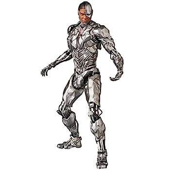 【中古】MAFEX マフェックス No.63 サイボーグ ジャスティス リーグ 全高約160mm 塗装済み 可動フィギュア