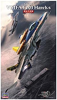 【中古】（非常に良い）ハセガワ 1/72 VF-0C 単座型デルタ翼機 VMFAT-203 ホークス