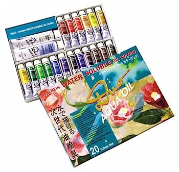 【中古】（非常に良い）ホルベイン 油絵具 アクアオイルカラーDUO 20ml DU921 20色セット 23921