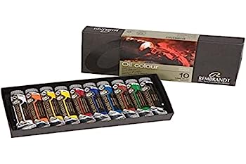 【中古】（非常に良い）ターレンス 油絵具 レンブラント 10色セット 紙箱入 T01C310 15ml(5号)｜IINEX