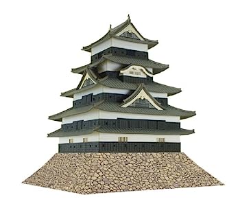 【中古】（非常に良い）さんけい 1/300 名城シリーズ 松本城 MK04-03