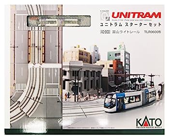 【中古】【人並み外れたに好いたらしい】KATO Nゲージ ユニトラムスターターセット 富山点火装置軌跡TLR0600形 40-900 鉄道線路ひな形ハウツー物書き割り