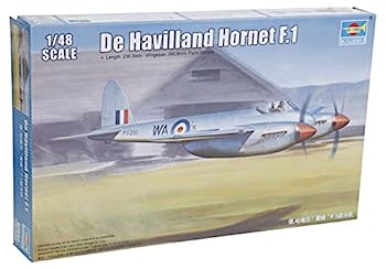 【中古】トランペッター 1/48 デ・ハビランド ホーネット F.1 プラモデル
