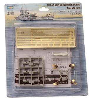 【中古】トランペッター 1/350 イタリア海軍 戦艦ローマ アップグレードパーツ