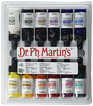 【中古】Dr. Ph. Martin's Hydrus Fine Art Watercolor, 0.5 oz, Set of 12 (Set 1)|IINEX