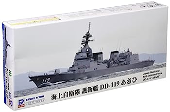 【中古】（非常に良い）ピットロード 1/700 スカイウェーブシリーズ 海上自衛隊 護衛艦 DD-119 あさひ プラモデル J82 グレイ